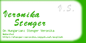 veronika stenger business card